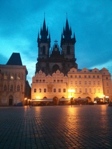 Prague old town square